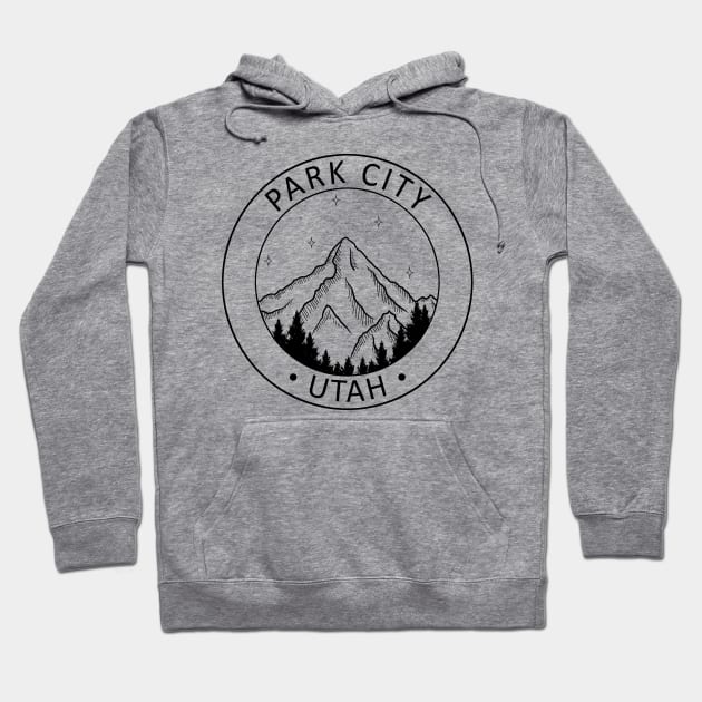 Park City Mountain City - Utah State Souvenir Gift Hoodie by ShopBuzz